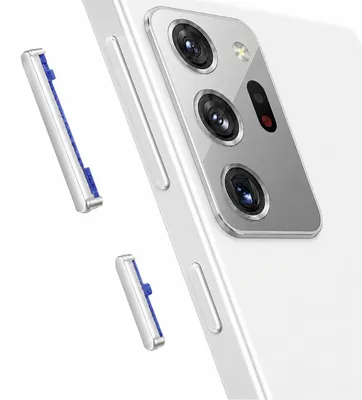 Immagine prodotto di Pulsante di accensione, tasti di controllo del volume e dell'audio per Samsung Galaxy Note 20 / Note 20 Ultra, colore bianco