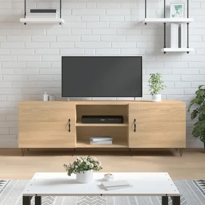 Produktbild von The Living Store TV-Schrank Sonoma-Eiche 150x30x50 cm Holzwerkstoff