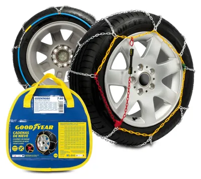 Zdjęcie produktu dla Łańcuchy śniegowe Goodyear 165-80-R13 205-70-R13 175-80-R14 185-75-R14 185-80-R14 195-70-R14 195-75-R14 205-65-R14 215-60-R14 225-55-R14 175-80-R15