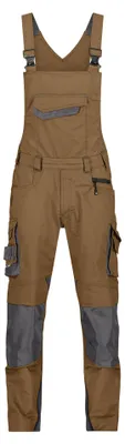 Produktbild von DASSY Latzhose VOLTIC Arbeitshose Gr. 50 MINUS  braun/anthrazit