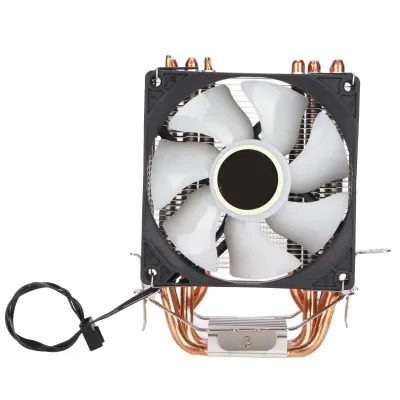 Immagine prodotto di Raffreddatore CPU, dissipatore di calore CPU, ventole di raffreddamento CPU del computer, ventola CPU, ventola di raffreddamento CPU da 90 mm, raffreddatore CPU a sei tubi