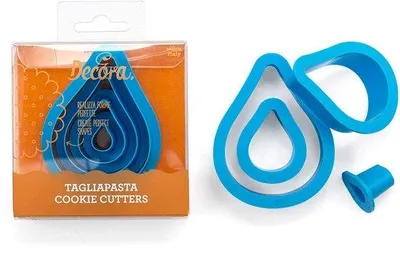 Immagine prodotto di Set di formine per biscotti, 4 pezzi, 1,5-12 cm, H 2,2 cm, acciaio inossidabile
