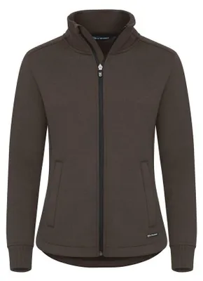 Produktbild von Cutter & Buck - "Pemberton" Strickjacke für Damen, Durchgehender Reißverschluss ET258 (L) (Dunkelmokka)