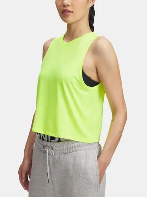 Immagine prodotto di Maglietta senza maniche Under Armour Vanish Energy Crop Giallo XS Donna Giallo XS