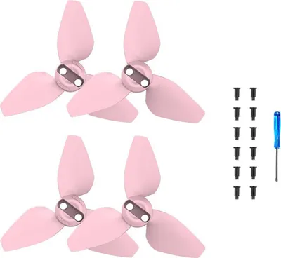 Produktbild von Für DJI Neo Drohne BRDRC 2 Paar Farbenfrohe Ersatz Propeller Blätter Gear Rosa