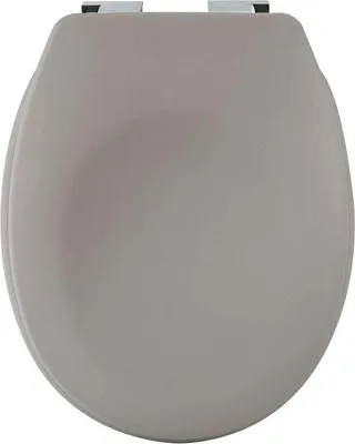 Immagine prodotto di Sedile WC ovale - Sedile igienico - Chiusura ammortizzata - 44 x 37 cm - Taupe