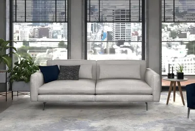 Produktbild von Modernes Wohnzimmerset Dreisitzer Sessel Couchtische Textilmöbel Neu
