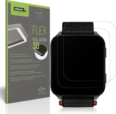 Produktbild von 2x Full Cover Schutzfolie matt für Garmin Venu X1 51mm Panzerfolie Anti-Shock