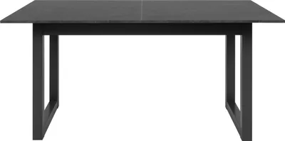 Produktbild von finori Esstisch Austin 160-200 cm in Anthrazit / Schwarz ausziehbarer Tisch