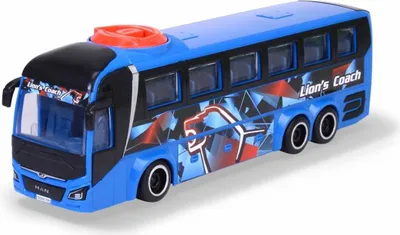 Image de Dickie Toys Man Lion's Coach 27cm Transparent Transparent One Size