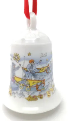 Produktbild von Hutschenreuther Porzellan Weihnachtsglocke Glocke 1984 ohne Originalverpackung
