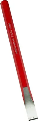 Produktbild von Steinflachmeißel, 250 mm Länge, 14 mm Breite, aus geschmiedetem Stahl, 6-Kant-Ausführung