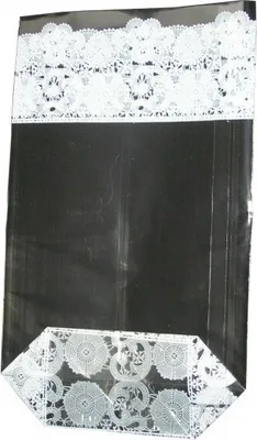 Produktbild von 500 Bodenbeutel mit Spitzendruck  Kekstüten 145x235 x 55
