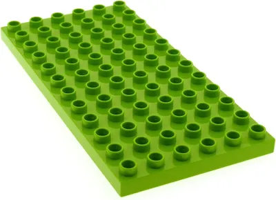 Produktbild von 1x Lego Duplo Bau Basic Platte12x6 lime hell grün 6100462 4196 18921