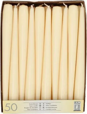 Produktbild von STARPAK Leuchterkerzen 22 mm creme 50er Pack