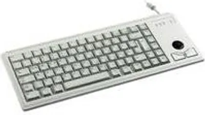 Zdjęcie produktu dla CHERRY G84-4400, Pełnowymiarowy (100%), Przewodowa, PS/2, QWERTY, Szary