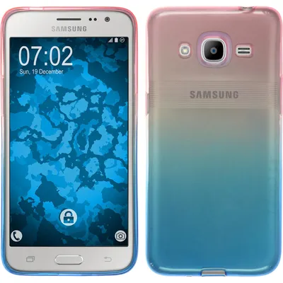 Produktbild von PhoneNatic Case kompatibel mit Samsung Galaxy J2 (2016) (J210) - Design:06 Silikon Hülle Ombrè Cover