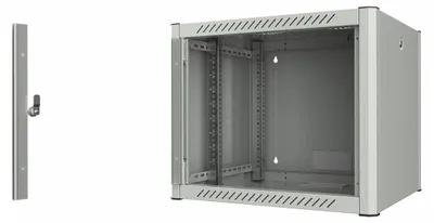 Zdjęcie produktu dla LOGON RWP09U56WH, Szafa wisząca, 9U, Zamek, 21,6 kg, Biały