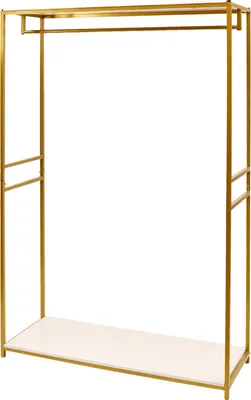 Image de Portemanteau, construction métallique, usage polyvalent, or