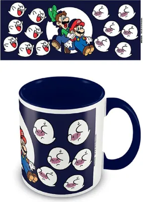 Produktbild von Super Mario (Boos) Blue 11oz/315ml Coloured Inner Mug