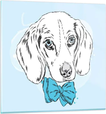 Produktbild von Bilder auf glas - Hund Labrador Auge Portrait - 60x60cm - Glasbilder - Wandbilder - Kunstdruck - zum Aufhängen bereit - Wanddekoration aus Glas - Glas Bilder - Wandbild auf Glas - GAC60x60-3114