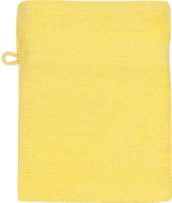 Produktbild von Betz Waschhandschuh 16x21 cm PREMIUM 100% Baumwolle Farbe: gelb