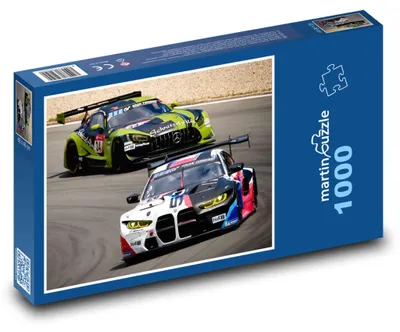Produktbild von Puzzle 1000 Rennwagen auf der Strecke - martinpuzzle