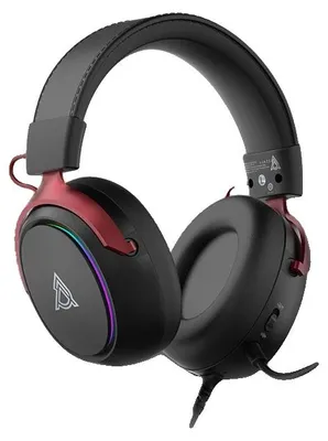 Image de Casque de jeu, microphone amovible, audio haute résolution, noir