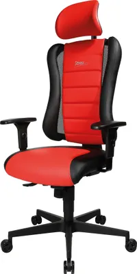 Produktbild von Bürodrehstuhl Sitness RS SR10PDA01X schwarz/rot