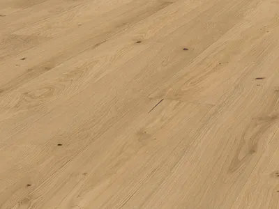 Produktbild von 2,772 m² | Holzboden Natureflex HD 100 Eiche lebhaft creme 20015 Landhausdiele