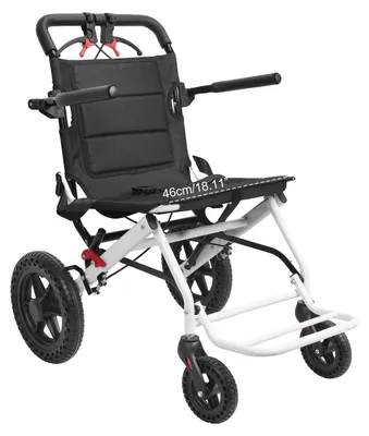 Immagine prodotto di Sedia a rotelle da trasporto, ultraleggera, design a chiusura rapida, 18 pollici