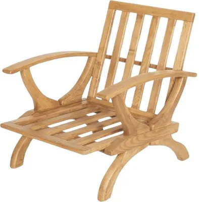 Produktbild von Stuhl Sessel Naturholzstuhl Stühle Relax Outdoor Möbel Garten Balkon Sessel