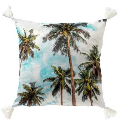 Produktbild von Dutch Decor Dekokissen Bahamas 45x45 cm Weiß