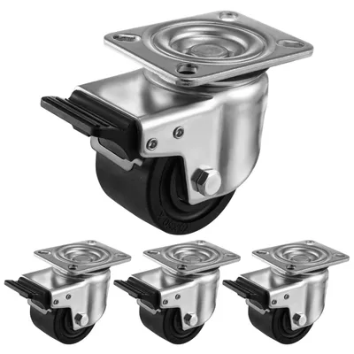 Image de Ensemble de 4 roulettes pivotantes pour meubles lourds, capacité de charge de 2000 kg