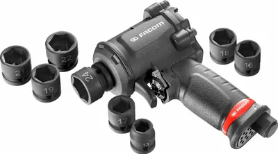 Produktbild von Facom Stubby Steckschl. Set 9tlg
