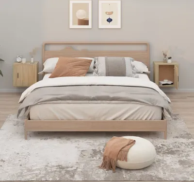 Immagine prodotto di vidaXL Comodini da parete, set da 2 pezzi, rovere Sonoma, 50x30x47 cm