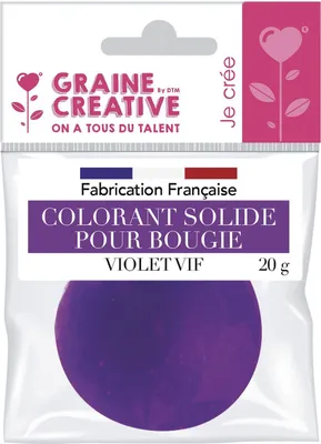 Produktbild von Fester Kerzenfarbstoff 20 g Violett