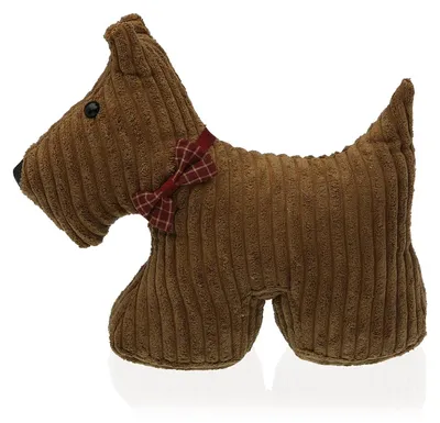 Produktbild von VERSA Hunde-Türhalter, dekorativer Türstopper, Maße (H x L x B) 28 x 32 x 12 cm, braun