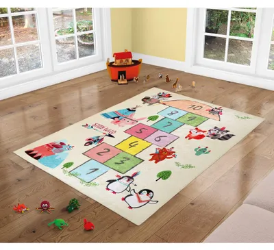 Zdjęcie produktu dla Dywanik dziecięcy 100x150 cm indiańska gra
