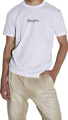 Produktbild von Dsquared2 Mini Logo T-Shirt Weiß Herren