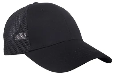 Produktbild von Baseball Cap Halb-Mesh Baumwolle Verstellbar Schwarz 50-60 cm