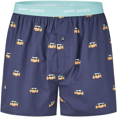 Produktbild von HAPPY SHORTS X Herren Boxershorts Shorts Boxer mit Suspens Bus, Farbe:Bus - Bus, Grösse:XL
