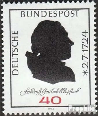 Produktbild von Briefmarken BRD (BR.Deutschland) 1974 Mi 809 (kompl.Ausg.) FDC 250.Geburtstag von Klopstock