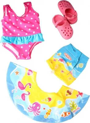 Immagine prodotto di Set da bagno per bambole rosa, blu 35-45 cm