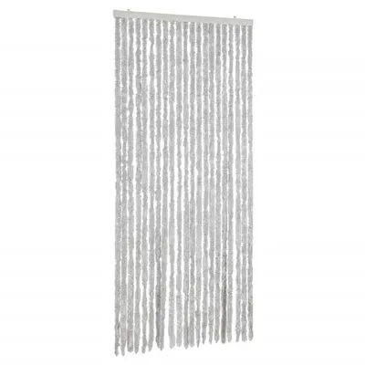 Produktbild von vidaXL Fliegenvorhang Grau 90x200 cm Chenille