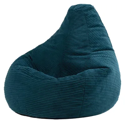 Produktbild von Icon Dalton Sitzsack Cord mit Füllung, Blaugrün