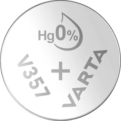Produktbild von Knopfzelle Silberoxid - Uhrenbatterie VARTA V357 SR44 1.55V Watch Retail
