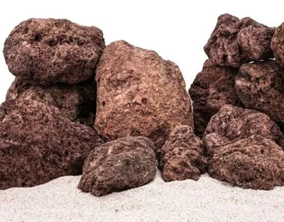 Produktbild von Aquarium Natursteine Lavastein rot 1 Stück 7,0-12,0kg Steine Lavagestein Gr.XXL