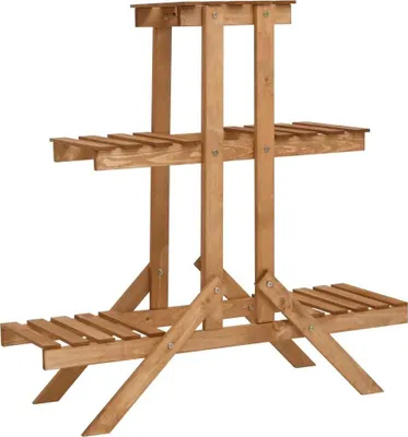 Obrázek produktu pro Stojan na květiny 83 x 25 x 83 cm jedlové dřevo