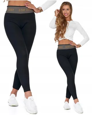 Immagine prodotto di Moraj | Leggings - Taglia L - Leggings da donna neri - Leggings caldi - Leggings neri